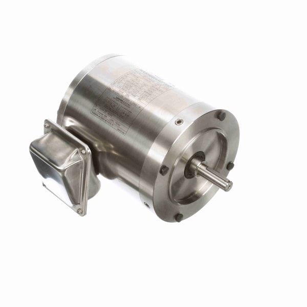 Leeson General Purpose Motor, 0.75 HP, 3 Ph, 60 Hz, 208-230/460 V, 1800 RPM, 56C Frame, TENV 191208.00 - main